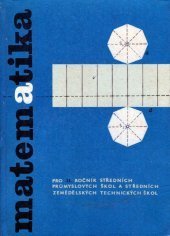 kniha Matematika pro 2. ročník středních průmyslových škol a středních zemědělských technických škol, SPN 1978