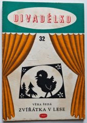 kniha Zvířátka v lese Stínová hra pro nejmenší, Orbis 1956