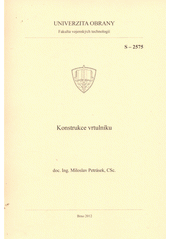 kniha Konstrukce vrtulníku, Univerzita obrany 2012