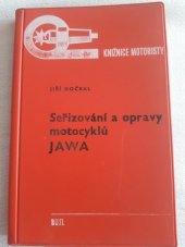 kniha Seřizování a opravy motocyklů Jawa, SNTL 1971