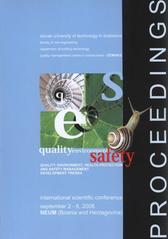 kniha Quality, Environment, Health Protection and Safety Management Development Trends international scientific conference : proceedings : Neum (Bosnia and Herzegovina) 02-06 September 2008, Tribun EU 2008