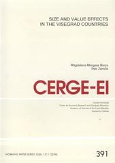 kniha Size and value effects in the Visegrad countries, CERGE-EI 2009