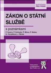 kniha Zákon o státní službě s poznámkami, Aleš Čeněk 2015