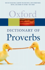 kniha A Dictionary of Proverbs, Oxford University Press 2009