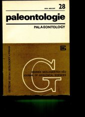 kniha Paleontologie 28 sborník geologických věd, Útřední ústav geologický 1987