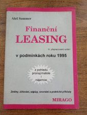 kniha Finanční leasing na podmínky roku 1995, Mirago 1995