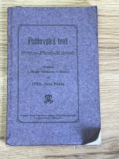 kniha Poštovská trať Praha-Plzeň-Kleneč, s.n. 1907