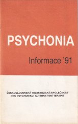 kniha Psychonia Informace 91, Psychonia 1991