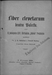 kniha Liber clevetarum bratra Palečka, Výbor zábavní "Sokola" Pražského 1891