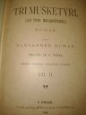 kniha Tři mušketýři 2. román, Jaroslav Pospíšil 1892