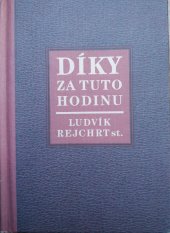 kniha Díky za tuto hodinu Diář 1935 z Podkarpatské Rusi, ITC Century 2011