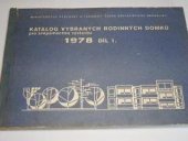 kniha Katalog vybraných rodinných domků pro svépomocnou výstavbu 1978, Drupos 1978