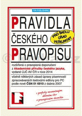 kniha Pravidla českého pravopisu Pro školu, úřad, veřejnost , Fin 2014