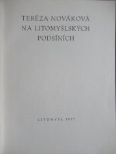 kniha Na litomyšlských podsíních [z románu "Drašar"], Arne Novák 1937
