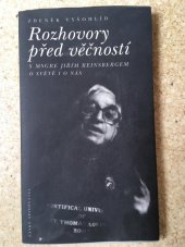 kniha Rozhovory před věčností s msgre Jiřím Reinsbergem o světě i o nás, Český spisovatel 1997