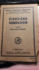 kniha Živočišná oekologie, A. Píša 1924