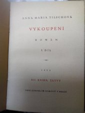 kniha Vykoupení 1. román, Fr. Borový 1923