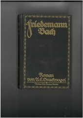 kniha Friedemann Bach, Otto Janke 1922
