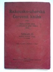 kniha Rakousko-uherská Červená kniha Diplomatické spisy u událostech před válkou 1914, Manzovo c. a k. dvorní 1915