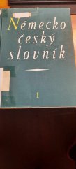 kniha Německo-český slovník 1, Státní pedagogické nakladatelství Praha 1964