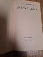 kniha Slepá ulička, Topičova edice 1944