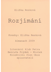 kniha Rozjímání almanach 2009, Literární klub Petra Bezruče 2009