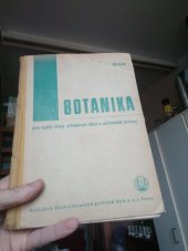 kniha Botanika pro vyšší třídy středních škol a učitelské ústavy, Česká grafická Unie 1935