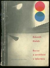 kniha Barva a osvětlení v interiéru, Vydavatelství obchodu 1964