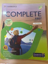kniha COMPLETE FIRST (Third edition) Student´s Book without answers, Cambridge 2021