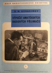 kniha Výpočet amatérských radiových přijimačů, SNTL 1954