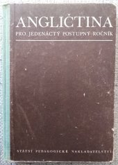 kniha Angličtina pro jedenáctý postupný ročník všeobecně vzdělávacích škol, SPN 1955