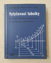 kniha Vytyčovací tabulky pro klotoidické přechodnice ke kruhovým obloukům Určeno [také] stud. stř. a vys. škol, na nichž se vyučuje silničnímu stavitelství, SNTL 1974