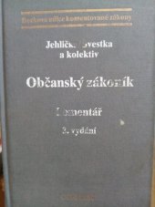 kniha Občanský zákoník komentář, C. H. Beck 1996