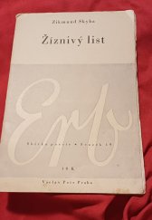 kniha Žíznivý list básně, Václav Petr 1943