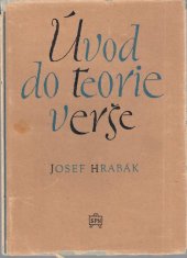 kniha Úvod do teorie verše vysokoškolská příručka, SPN 1958