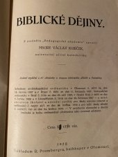 kniha Biblické dějiny, R. Prombergr 1931