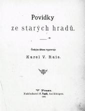 kniha Povídky ze starých hradů, F. Topič 1888