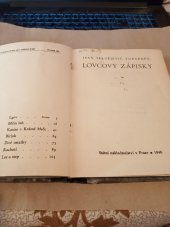 kniha Lovcovy zápisky, Státní nakladatelství 1946