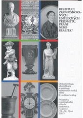 kniha Restituce zkonfiskovaných uměleckých předmětů. Přání nebo realita? dokumentace, identifikace a restituce kulturních statků obětí II. světové války : příspěvky z mezinárodní vědecké konference v Liberci (24.–26. října 2007), Centrum pro dokumentaci majetkových převodů kulturních statků obětí II. světové války, Ústav pro soudobé dějiny Akademie věd České republiky 2008