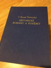 kniha Historické romány a povídky V., Jos. R. Vilímek 1933