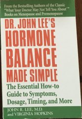 kniha Hormone Balance Made Simple, Hachette Book Group 2006