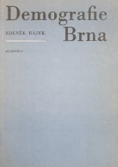 kniha Demografie Brna, Academia 1973