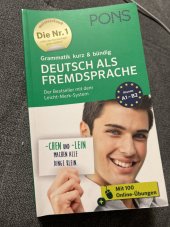 kniha Deutsch als Fremdsprache  Grammatik kurz bünding , PONS 2020