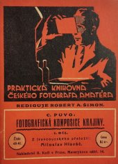 kniha Fotografická komposice krajiny. I. díl, B. Kočí 1928