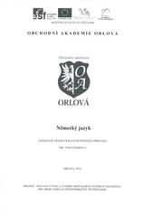 kniha Německý jazyk lexikálně-gramatická elektronická příručka, Obchodní akademie Orlová 2010