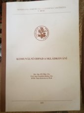 kniha Komunální odpad a skládkování, MZLU v Brně 2005