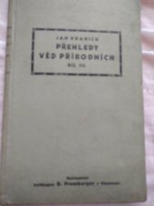 kniha Přehledy věd přírodních. Díl III, - Fysika, R. Promberger 1930