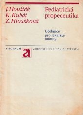 kniha Pediatrická propedeutika, Avicenum 1982