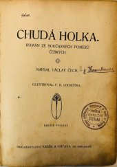 kniha Chudá holka I[-IV] Rom. ze součas. poměrů čes., Vaněk & Votava 1912