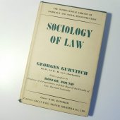 kniha Sociology of Law, Kegan Paul 1947